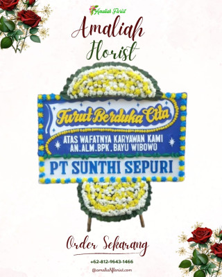 Papan Bunga Duka di Bandar Buat